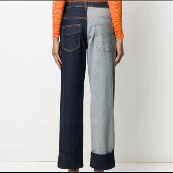 Baum und pferdgarten colour blocked denim jeans - Picture 4 of 5